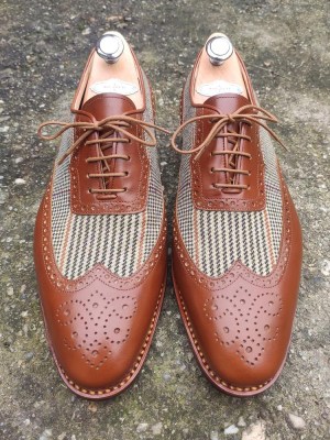 Tweed brogue oxford handmade shoes by rozsnyai (4)